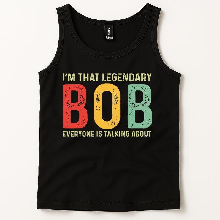 Bob Personal Name First Name Funny Bob Saying Bob Meme Tank Top