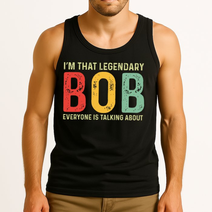 Bob Personal Name First Name Funny Bob Saying Bob Meme Tank Top