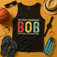 Bob Personal Name First Name Funny Bob Saying Bob Meme Tank Top