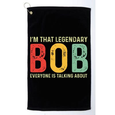 Bob Personal Name First Name Funny Bob Saying Bob Meme Golf Towel
