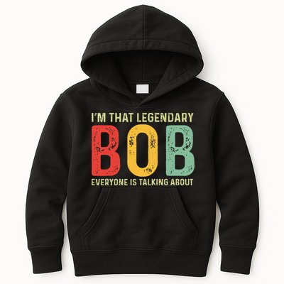 Bob Personal Name First Name Funny Bob Saying Bob Meme Kids Hoodie