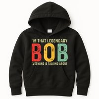Bob Personal Name First Name Funny Bob Saying Bob Meme Kids Hoodie