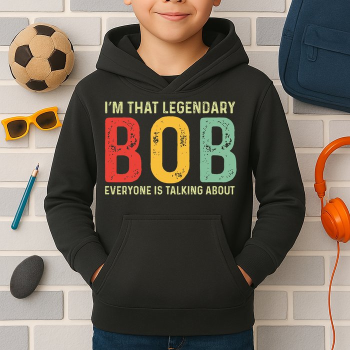 Bob Personal Name First Name Funny Bob Saying Bob Meme Kids Hoodie