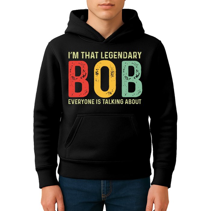Bob Personal Name First Name Funny Bob Saying Bob Meme Kids Hoodie