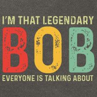 Bob Personal Name First Name Funny Bob Saying Bob Meme Cotton Canvas Backpack