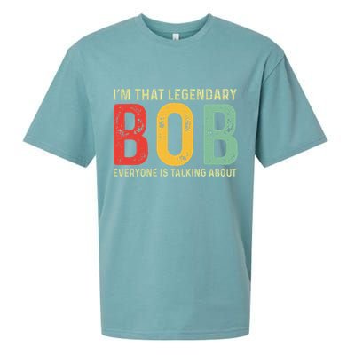 Bob Personal Name First Name Funny Bob Saying Bob Meme Sueded Cloud Jersey T-Shirt