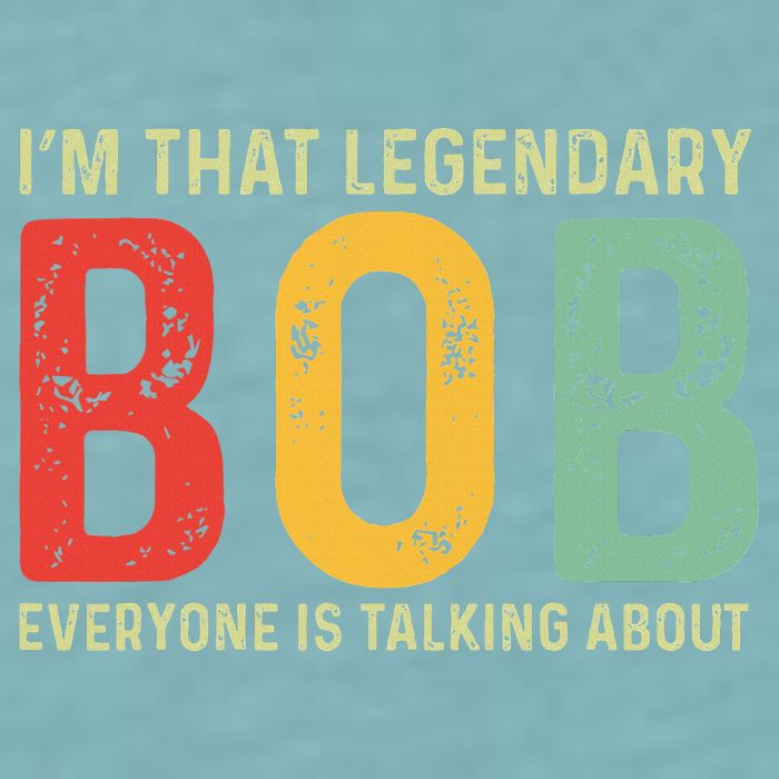 Bob Personal Name First Name Funny Bob Saying Bob Meme Sueded Cloud Jersey T-Shirt