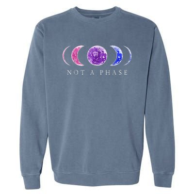 Bi Pride Not a Phase Bisexual Gift for LGBT Garment-Dyed Sweatshirt