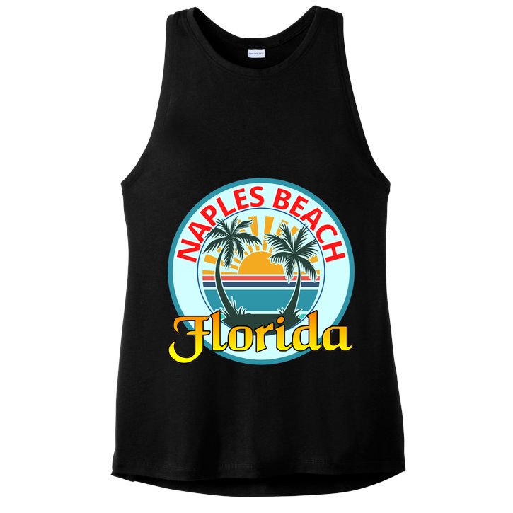 Beach Please Naples Beach Florida Beach Spring Break Gift Ladies PosiCharge Tri-Blend Wicking Tank