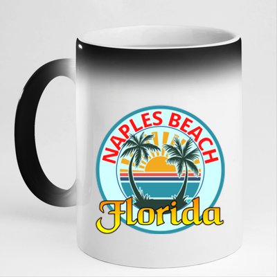 Beach Please Naples Beach Florida Beach Spring Break Gift 11oz Black Color Changing Mug