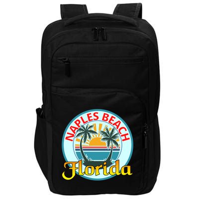 Beach Please Naples Beach Florida Beach Spring Break Gift Impact Tech Backpack