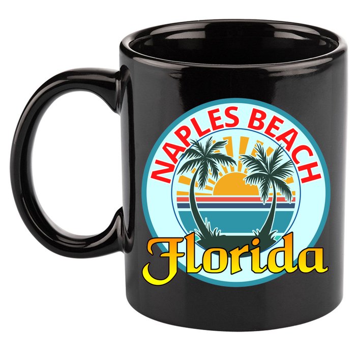 Beach Please Naples Beach Florida Beach Spring Break Gift 11oz C Handle Ceramic Mug