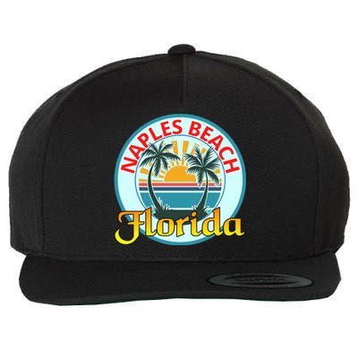 Beach Please Naples Beach Florida Beach Spring Break Gift Wool Snapback Cap