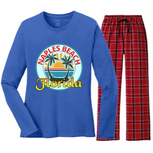 Beach Please Naples Beach Florida Beach Spring Break Gift Women's Long Sleeve Flannel Pajama Set 