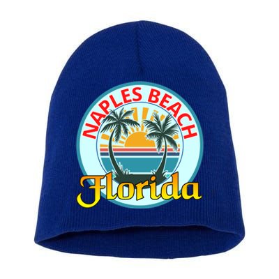 Beach Please Naples Beach Florida Beach Spring Break Gift Short Acrylic Beanie