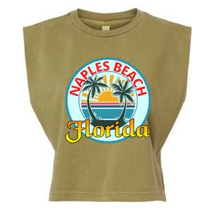 Beach Please Naples Beach Florida Beach Spring Break Gift Garment-Dyed Women's Muscle Tee