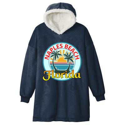 Beach Please Naples Beach Florida Beach Spring Break Gift Hooded Wearable Blanket