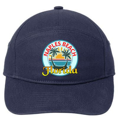 Beach Please Naples Beach Florida Beach Spring Break Gift 7-Panel Snapback Hat