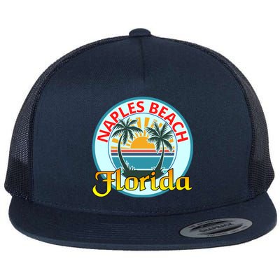 Beach Please Naples Beach Florida Beach Spring Break Gift Flat Bill Trucker Hat