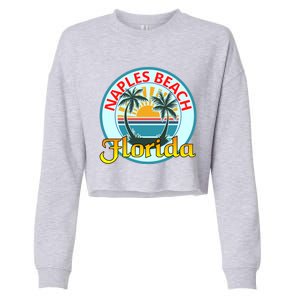 Beach Please Naples Beach Florida Beach Spring Break Gift Cropped Pullover Crew