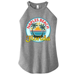 Beach Please Naples Beach Florida Beach Spring Break Gift Women's Perfect Tri Rocker Tank