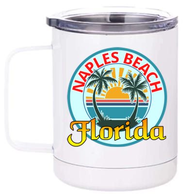 Beach Please Naples Beach Florida Beach Spring Break Gift 12 oz Stainless Steel Tumbler Cup