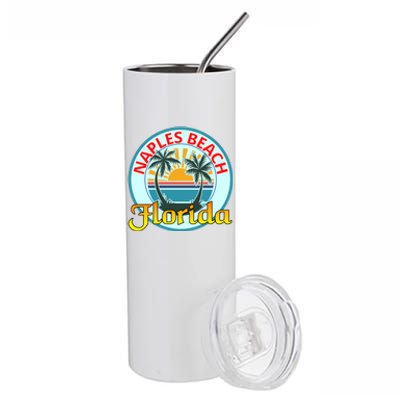 Beach Please Naples Beach Florida Beach Spring Break Gift Stainless Steel Tumbler