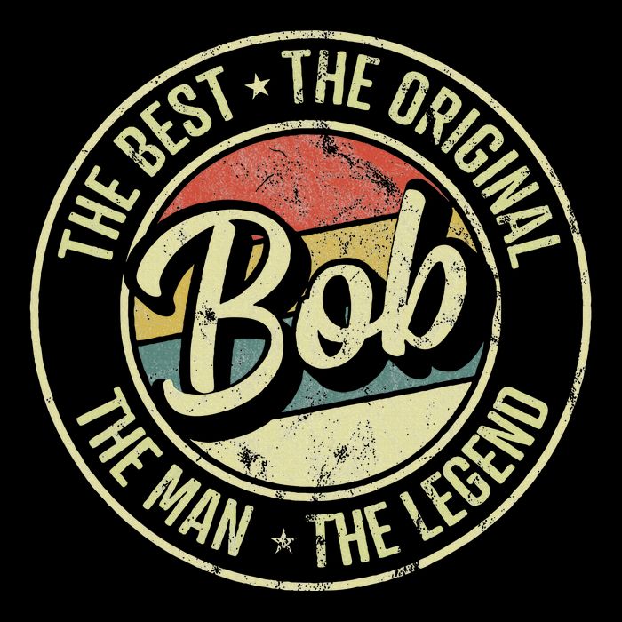 Bob Personal Name First Name Retro Bob 16 in Basic Backpack
