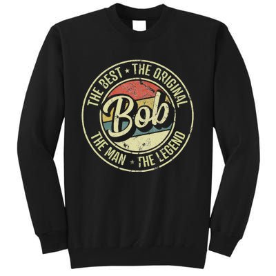 Bob Personal Name First Name Retro Bob Tall Sweatshirt