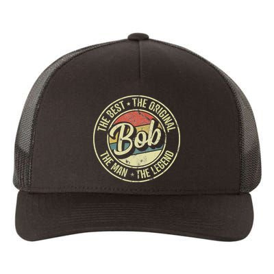 Bob Personal Name First Name Retro Bob Yupoong Adult 5-Panel Trucker Hat