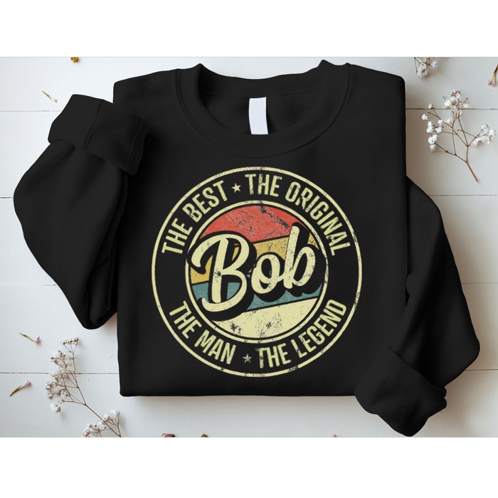 Bob Personal Name First Name Retro Bob Sweatshirt