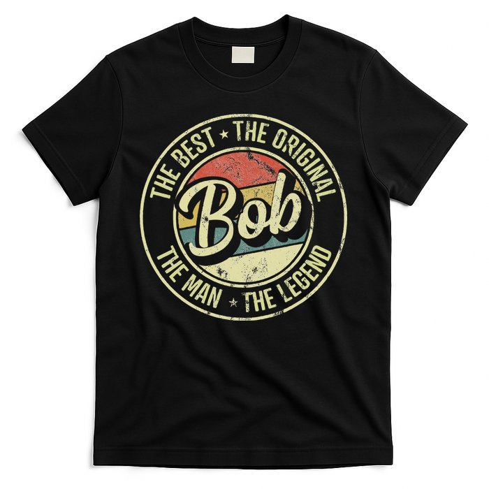 Bob Personal Name First Name Retro Bob T-Shirt