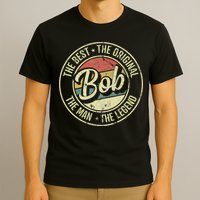 Bob Personal Name First Name Retro Bob T-Shirt