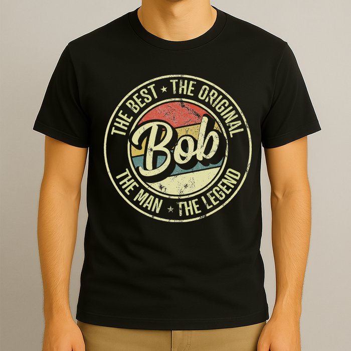 Bob Personal Name First Name Retro Bob T-Shirt