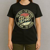 Bob Personal Name First Name Retro Bob T-Shirt