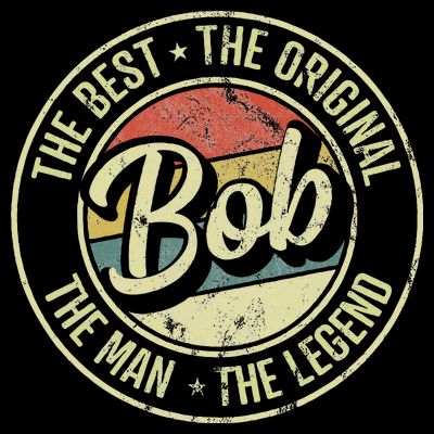 Bob Personal Name First Name Retro Bob T-Shirt