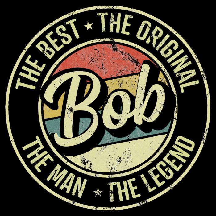 Bob Personal Name First Name Retro Bob T-Shirt