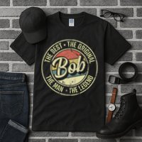 Bob Personal Name First Name Retro Bob Tall T-Shirt
