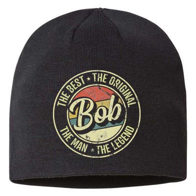 Bob Personal Name First Name Retro Bob Sustainable Beanie