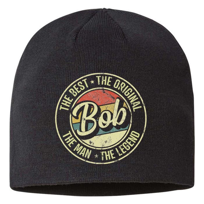 Bob Personal Name First Name Retro Bob Sustainable Beanie