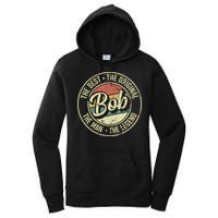 Bob Personal Name First Name Retro Bob Women's Pullover Hoodie