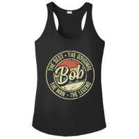 Bob Personal Name First Name Retro Bob Ladies PosiCharge Competitor Racerback Tank