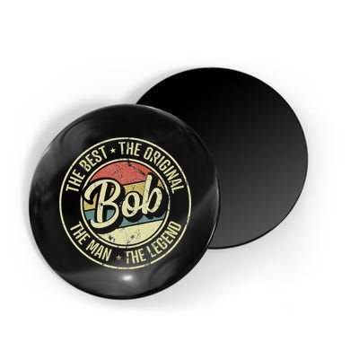 Bob Personal Name First Name Retro Bob Magnet