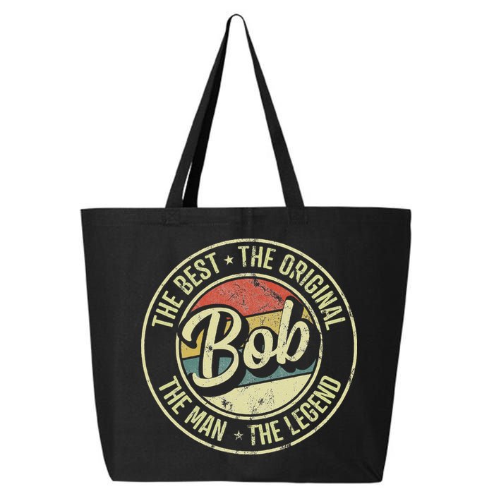 Bob Personal Name First Name Retro Bob 25L Jumbo Tote