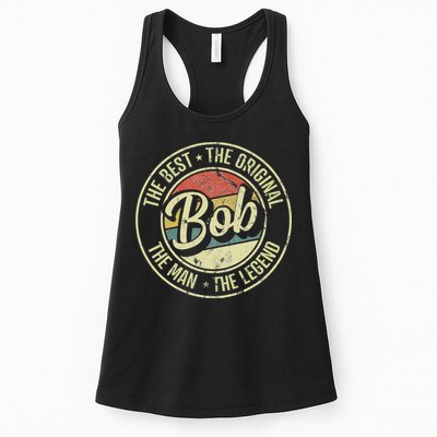 Bob Personal Name First Name Retro Bob Womens Tank Top