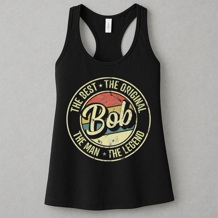 Bob Personal Name First Name Retro Bob Womens Tank Top