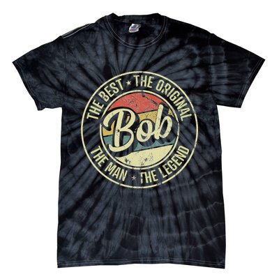Bob Personal Name First Name Retro Bob Tie-Dye T-Shirt