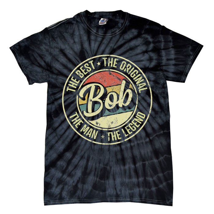 Bob Personal Name First Name Retro Bob Tie-Dye T-Shirt