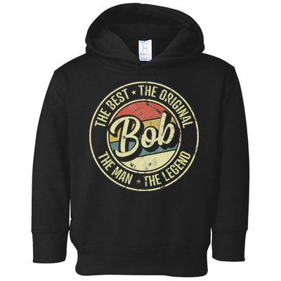 Bob Personal Name First Name Retro Bob Toddler Hoodie