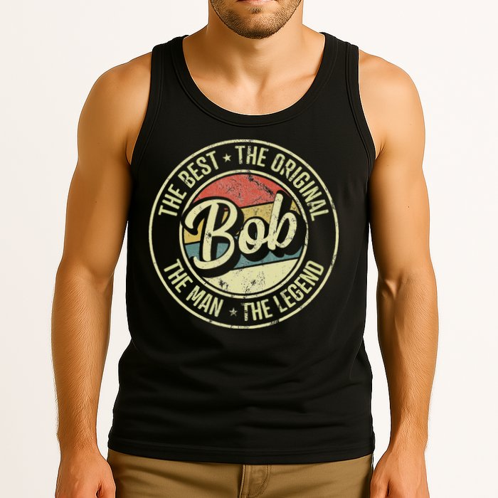 Bob Personal Name First Name Retro Bob Tank Top